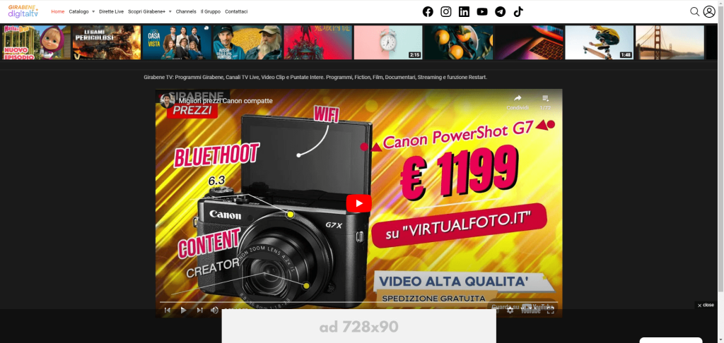 Quanto costa uno spot pubblicitario su Girabene